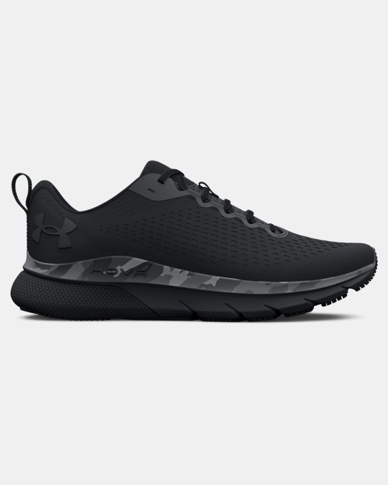 Men's UA HOVR™ Turbulence Printed Running Shoes, Black, pdpMainDesktop image number 0